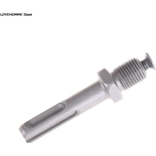 1pc Round Shank Adapter Quick Change Tool Thread Dia SDS Plus Round Shank Keyless Drill Bit Chuck Adapter Converter