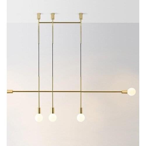 American Creative Glass Ball Pendant Lights Iron Hoop Hang Lamp for Bedroom Cafe Restaurant Bar Indoor Lighting Fixtures Decor