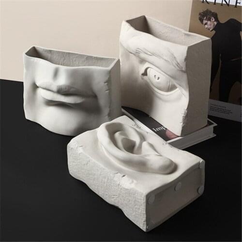 [HHT] Nordic Modern Minimalist Flower Vases Home Decoration Accessories Living Porch Ceramic Art Crafts Desktop Vase Ornaments