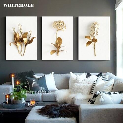 DIY Canvas Painting Picture With Frame Picture 3D Flowers Poster And Print Wall Art Wall Pictures For Living Room, Unassembled