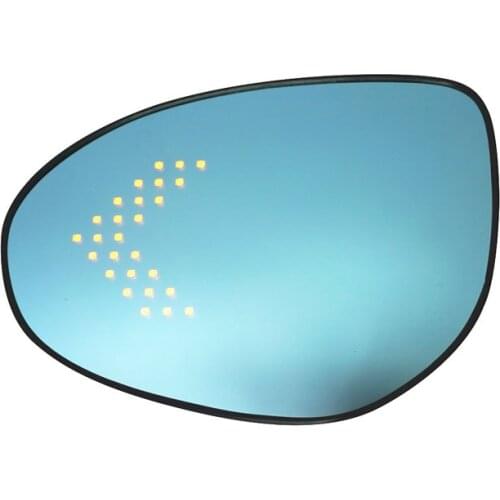 Brand New Power Heated Blue Wide Angle Sight Side Rear View Mirror Glasses For Mazda 6