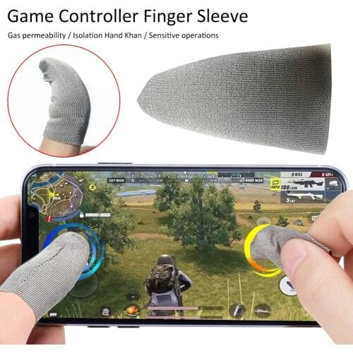 Mobile Game Controller Finger Sleeve Set Anti-Sweat Touch Screen Game Touch Finger Cot for Game Accessory Tool