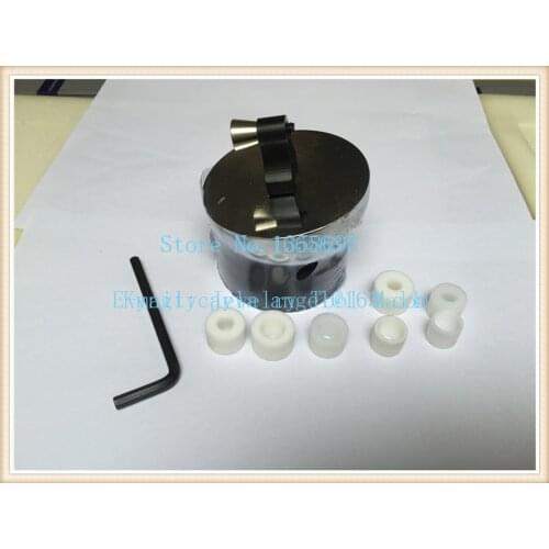 Jewelry Tools Ring Engraving Tool Stainless Steel Engravers Block with 7 pcs Sleeves