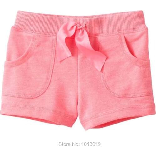 Quality 100% Combed Cotton Baby Girl Clothes Kids Shorts Pants Brand New 2020 Summer Bebe Girls Beach Casual Pants Kids Clothes