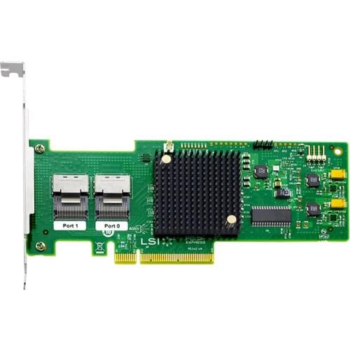 9240-8i LSI MegaRAID SAS LSI00200 SAS2008-IT 8 port NO-RAID SFF8087 6Gb HBA JBOD PCI-E 2.0 X8 Controller Card LSI00200