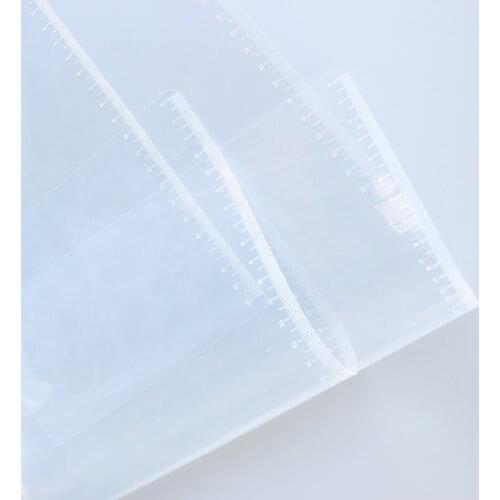 Domikee classic transparent PP material office school writing pad stationery supplies,student soft fine desk pad,A5B5A4