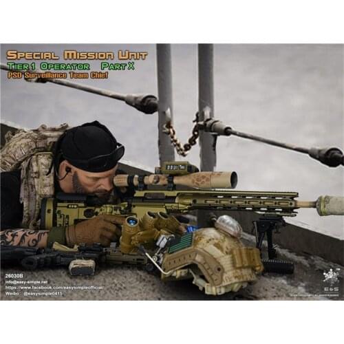 Hot Sales 1/6th 26030B Special Task Group Tracking Executive Soldier Weapon MK13 Sniper Model For Usual Doll Action Collectable