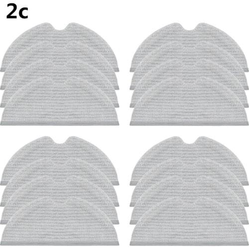16pcs Washable Sweeping robot Accessories mop cloth rag For xiaomi mijia Mi Robot Vacuum mop 2c Robot Vacuum Cleaner Parts Kits