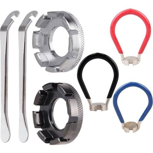 Bicycle Spoke Wrench Kit Set Carbon Steel Road MTB Mountain Bike Cycling Tire Repair Steel Wire Adjustment Tools