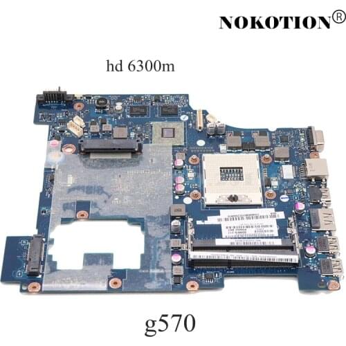 NOKOTION PIWG2 LA-6753P Main board Laptop Motherboard For Lenovo G570 System Board HM65 DDR3 hd6300