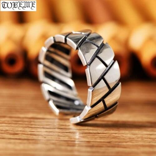 Handcrafted 100% 925 Silver Ring Thailand Sterling Silver Ring Lovers Ring resizable