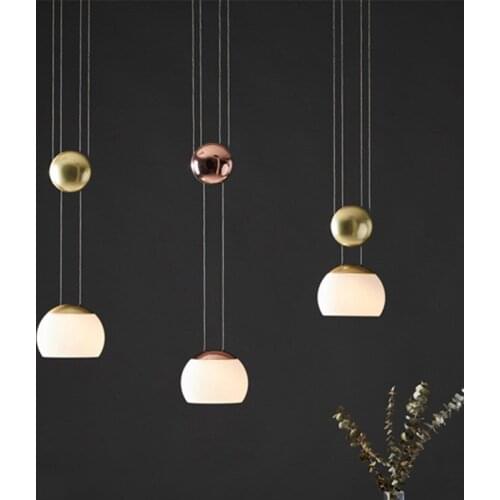 Nordic led iron chandelier deco maison luminaria pendente chandelier kitchen dining bar living room bedroom