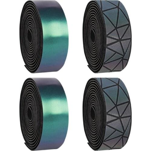 Bicycle Reflective Handlebar Tape Road Bike Reflective Handlebar Belt Comfortable and Safe Night Reflective Bicycle Accessories