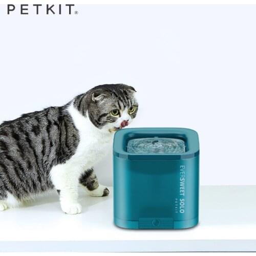 Newest PETKIT EVERSWEET SOLO Pet Water Dispenser Cat Water Fountain with Filter Dual Working Mode and Smart LED Light