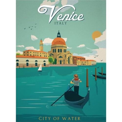 400X300MM VENICE jumbo fridge magnet SFM-0286