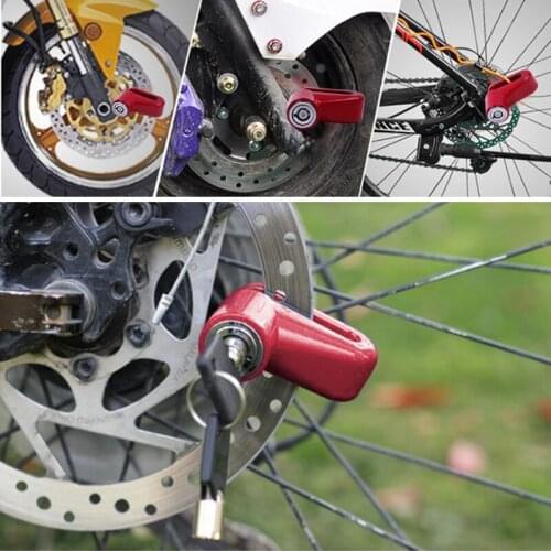 Anti-theft Security Lock Rotor Brake Disc for Motorcycle Scooter Mountain Road Steel Bike Brake Disc Brake Wheel Lock