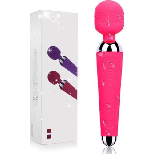 Safiman Wand Vibrator For Women Silicone Dildo Vibrators AV Stick Sex Toy Women G Spot Clitoris Stimulator Female Sex Products