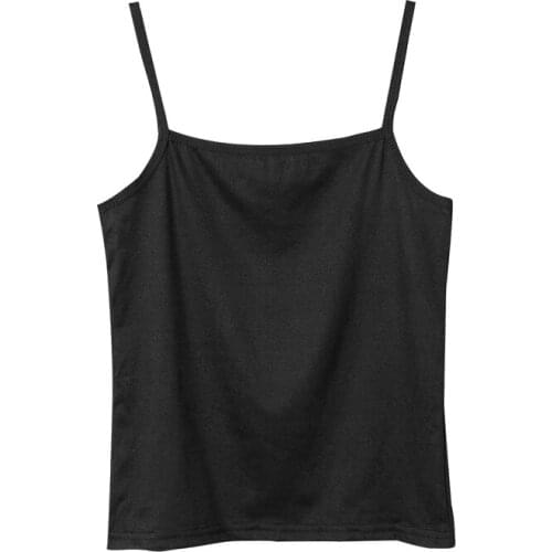 AECU Women Tanks Sexy Crop Tops Solid Summer Camis Women Casual Tank Tops Vest Sleeveless Crop Tops Blusas Female Cropped Vest