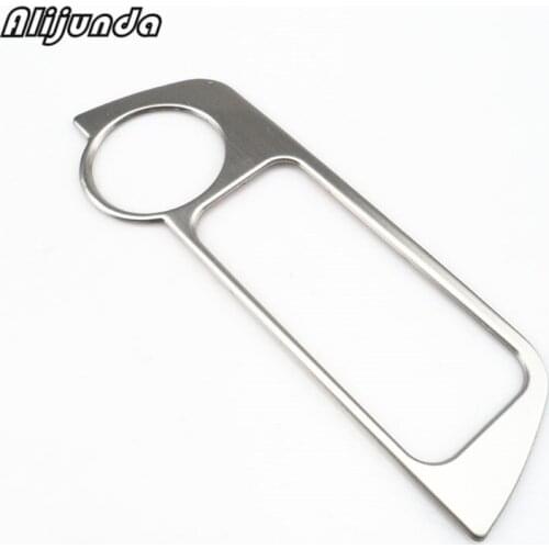 For Mitsubishi Outlander 2013-2016 lighter panel sticker stainless steel trim auto accessories 1 piece