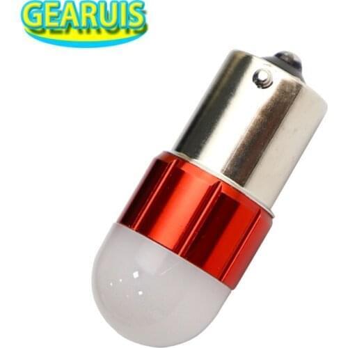 10pcs 1156 ba15s Strobe flash Blink RGB 7 colors fog lens 70MA Car motor DRL Turn Signal Tail Flashing Light DC 12V