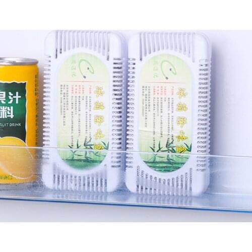 2 Box Refrigerator Air Purifier Bamboo Charcoal Activated Carbon Box Odour Absorber Closet Deodorant Freezer Deodorizer Smell Re