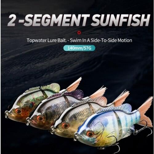 2 Road 14cm / 57g Sea Bait Hard Bait Lua Bait Mino Fake Bait Multicolor Diving Simulation Knots Bait Fishing New Style