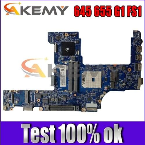 746018-001 746018-501 Laptop motherboard For HP Probook 645 655 G1 FS1 Socket Notebook Mainboard 6050A2567101-MB-A03 AMD