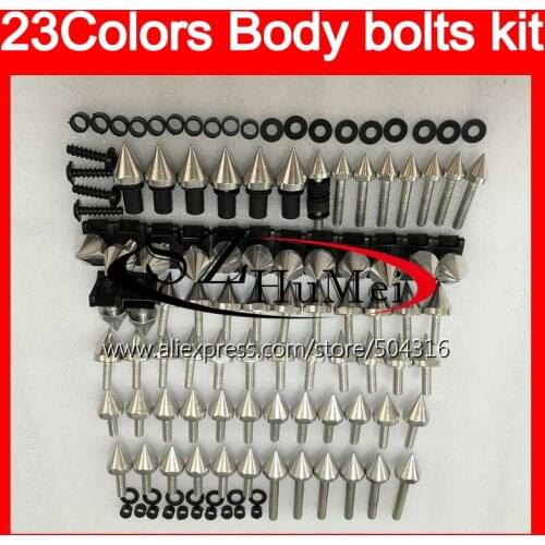 Fairing bolts full screw kit For YAMAHA R6 YZFR6 03 04 05 YZF-R6 YZF600 600 YZF R6 2003 2004 2005 05 Windscreen bolt screws Nuts