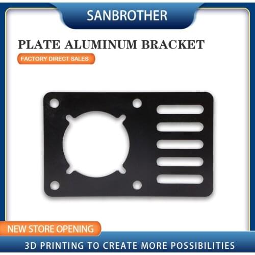 3D Printer part Openbuilds nema23 motor mounting plate aluminum 96.5mmx60mmx3mm fixed bracket OX CNC v-slot