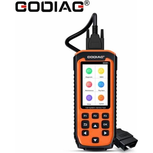 GODIAG GD201 Full System OBD2 Scan Diagnostic Tool with 29 Special Functions DPF ABS Airbag Oil Light Reset