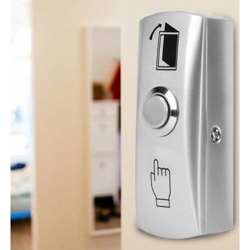 AD-01A Acrylic Sheet Door Access Control System Exit Button Door Push Release Switch Door Switch Lock 80 / 25 / 32mm 3A DC 36V