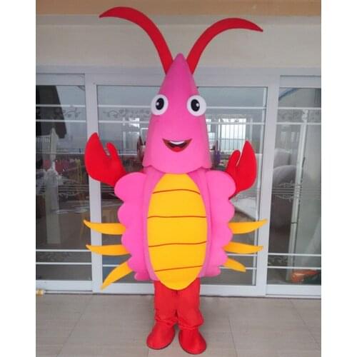 Factory Direct Sale New Halloween Red Lobster Mascot Costume Adult Size Fancy Dress Cartoon Costumes for Advertising Activities