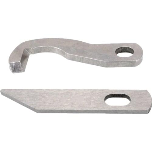 2PCS Professional Sewing Machine Parts Upper & Lower Cutter For Brother 929D 1034D XB0563001 X77683001 Blade