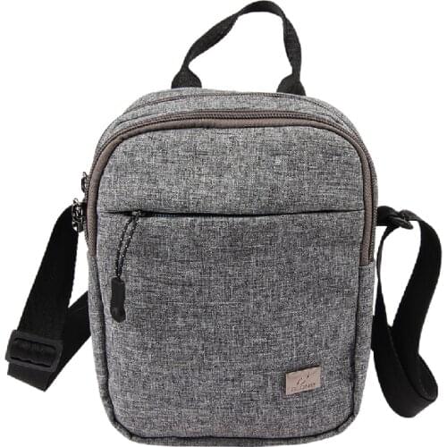 Mens Messenger Bag Crossbody Shoulder Bag Men Small multi-eyed hand and shoulder bag Waterproof Travel Handbag