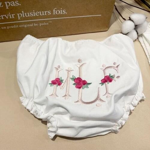 2020summer new cotton quality Baby Underwear Shorts Baby Girls Embroidery Underwear girls underwear teenage girl underwear kids