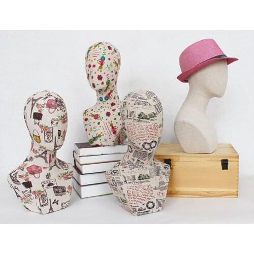 New Arrival Best Quality Fake Head Mannequin Wig Scarf Head Model For Display