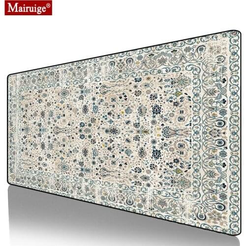 Persian Rug Bohemian Mouse Pad XXL Gamer Desk Mat Moroccan Carpet Large Keyboard Pad Computer PC Gaming MousePad 90x40cm/70x30cm