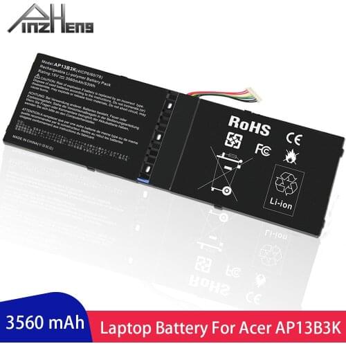 PINZHENG 3560 mAh AP13B3K Laptop Battery For Acer Aspire V5 R7 V5-572G V5-573G V5-472G V5-473G V5-552G M5-583P V5-572P R7-571