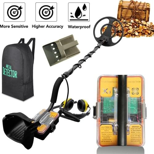 X3 Fully Waterproof All Metal Detector Pulse Induction Underwater IP68 Grade Professional Portable Easy To Install Gold Sensor