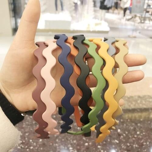 Fashion Wavy Hair Band Headbands for Hair Woman High Elasticity Sport Hair Hoop Bezel for Hair Girls Headband Hair Accessories