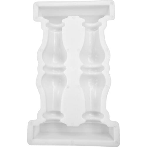 Roman Vase Column Fence Plastic Mould Double Vase Art Fence Mould Path Mold For Concrete DIY Craft Home Garden Ornament