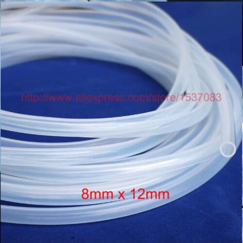 8mm x 12mm Food Grade Silicone Rubber Water Hose