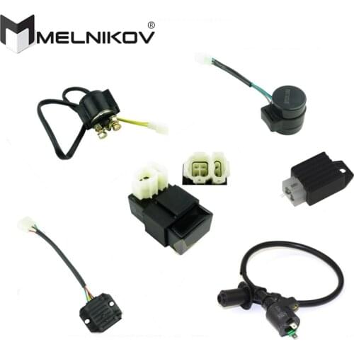 Moped Scooter GY6 48 50 80 125 150 High Voltage Pack Relay Rectifier Flasher Igniter High Pressure Cap 139QMB 137QMA