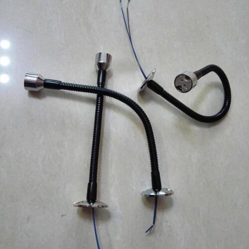 ME16 GU5.3 MR11 LED Spotlight Universal bracket 15cm 20cm 25cm 30cm Flexible Pipe Tube Hose 10pcs