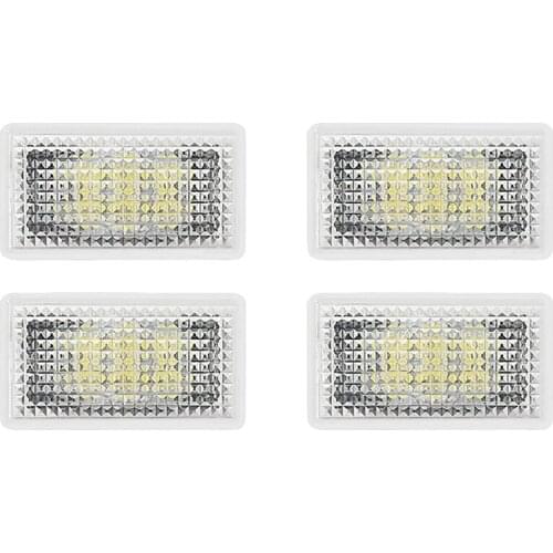For Tesla Model 3/Y/S/X Ultra-Bright Interior LED Light Bulbs Kit Accessories Fit Trunk, Frunk, Door Puddle, White