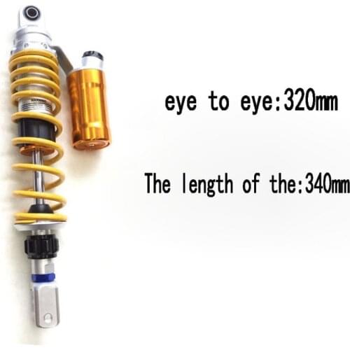 1PC 12.5" 320mm Universal Shock Absorbers for Honda/Yamaha/Suzuki/Kawasaki/Dirt bikes/ Gokart/ATV/Motorcycles and Quad