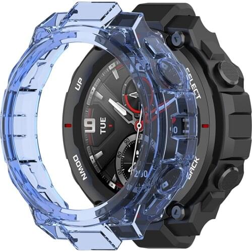Watch Protective Case for Huami Amazfit T-Rex PRO/T-Rex Smart Watch Tempered Glass Screen Replacement All-Around Cover
