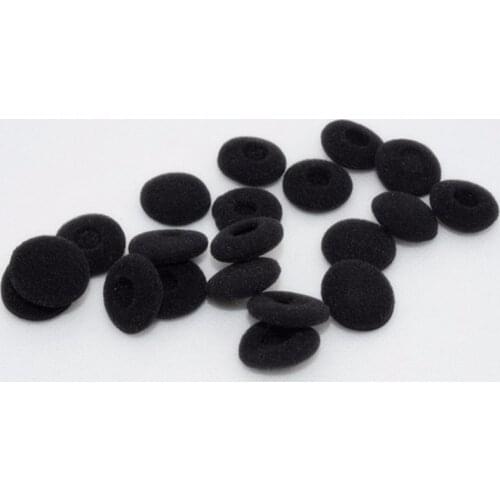 10 Pairs Black Foam Earbud Ear Pads Sponge Covers Tips Buds Eartips for Apple iPhone 6 6s 5s 7 Earpods Earphones