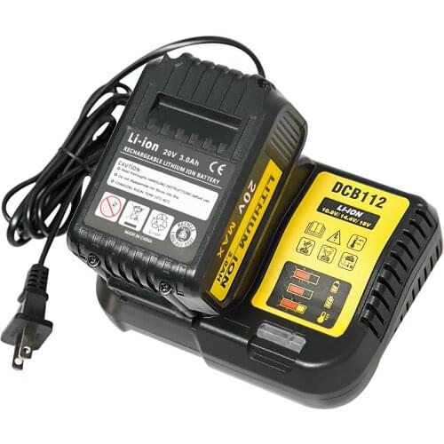 110V-220V AD/DC Adapter 12V Power Charger for Dewalt 12V 14.4V 20V 60V battery DCB105 DCB015 DCB105 DCB118 DCB101 US EU Plug