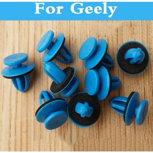 50x Blue Plastic Rivet Fastener Car Type Fascia For Geely Lc (Panda) Cross Gc6 Haoqing Gc9 Mk Mk Cross Mr Otaka Sc7 Fc (Vision)